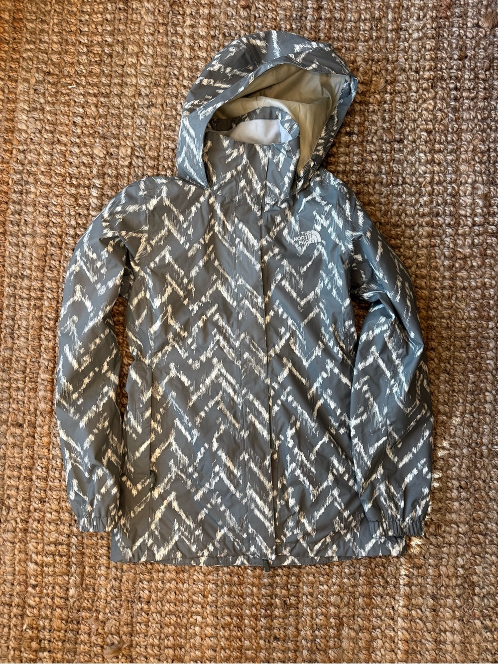 The North Face Olive Green Raincoat